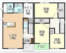 西城1-11KODATEXⅤBの間取り画像