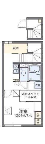 レオパレスフォ－レストⅡの間取り画像