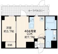 アルカンシエル新宿大京町の間取り画像