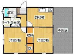 ガーデンハイツ福島D棟の間取り画像