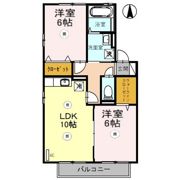 リビングタウン渕 Bの間取り画像