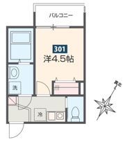 MELDIA小川の間取り画像