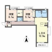 BEREO Comfort Kitashimadaの間取り画像