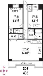 リンデンハイム赤塚の間取り画像