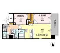 TWIN TOWERS AZUKIの間取り画像