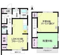 越智メゾネットⅡの間取り画像