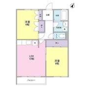 武蔵関マンション5号棟の間取り画像