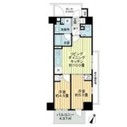 パレステージ関内大通り公園の間取り画像