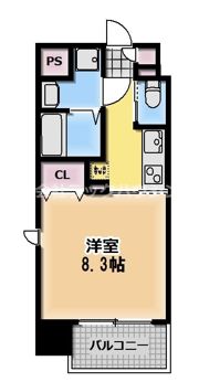 フォレストガーデン天満橋Ⅰの間取り画像