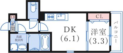 ココングランジュール芦屋西2の間取り画像