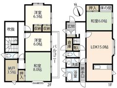 大洲邸の間取り画像