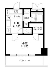 フルグラール池袋の間取り画像