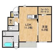 朝日レジデンス荒川本郷Dの間取り画像