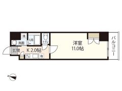 ヒルズ平和橋の間取り画像