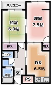 シティーライフ佐太の間取り画像