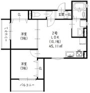 ピレーネ中野本町の間取り画像