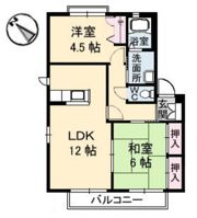 シャーメゾン別所 B棟の間取り画像