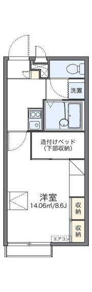 レオパレスフィオーレの間取り画像