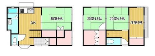 ふじみ野市 貸戸建の間取り画像