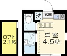 マーベラス国分寺東恋ヶ窪Ⅱの間取り画像