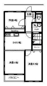 シャインヒルⅠの間取り画像