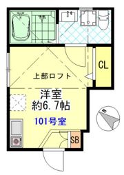 FERIO綾瀬イーストコートの間取り画像