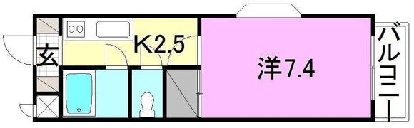 カーサグラン桑原の間取り画像