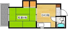 コーポ福島の間取り画像