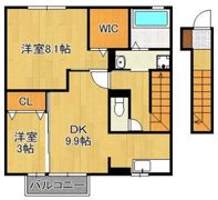 エスペランサ中曽根の間取り画像