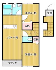 シェリの間取り画像