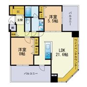 KDXレジデンス大濠ハーバービュータワーの間取り画像