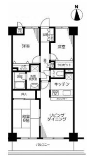 日神パレステージ山手西の間取り画像