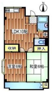 向台ニューハイツの間取り画像