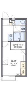 レオパレスポケットⅡの間取り画像