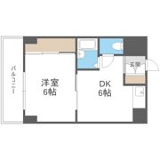 シャトー波除の間取り画像