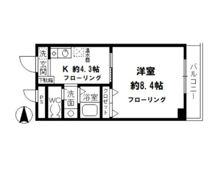 メビウス国立イーストの間取り画像