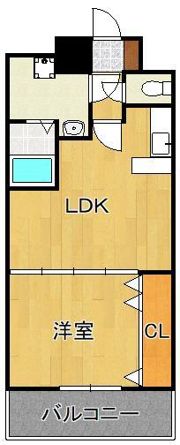 No.65 クロッシングタワーORIENT BLD.の間取り画像