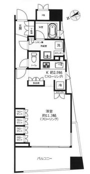 アクシルコート御茶の水の間取り画像