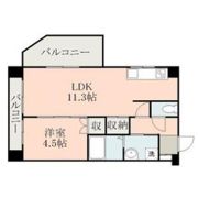 ウエル水前寺公園の間取り画像