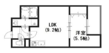 ラージヒル服部天神の間取り画像