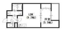 ラージヒル服部天神の間取り画像
