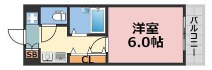 エステムコート大阪城南の間取り画像
