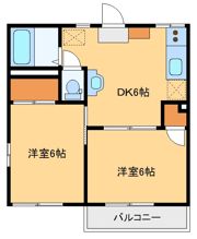 ヴィラパストラルAの間取り画像