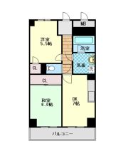 モンテメール六甲の間取り画像