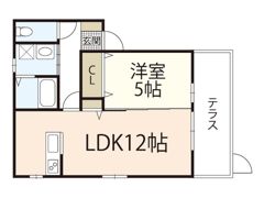 セントラル古江の間取り画像