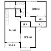 サンライフ東中田の間取り画像