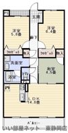 シャトー草薙の間取り画像