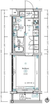 LUMEED赤羽NORTHの間取り画像