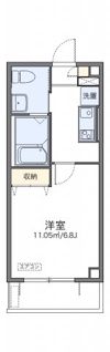 レオパレス香行苑1号の間取り画像