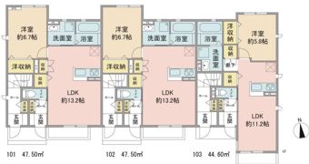 ハーブス カモミールの間取り画像